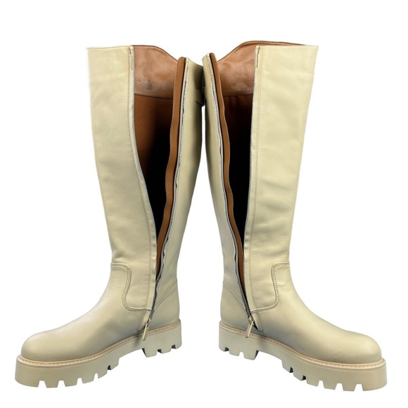 Franco Sarto Cream Over the Knee Boots - Picture 8 of 16